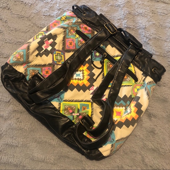 Aztec Patterned Backpack - Picture 3 of 7